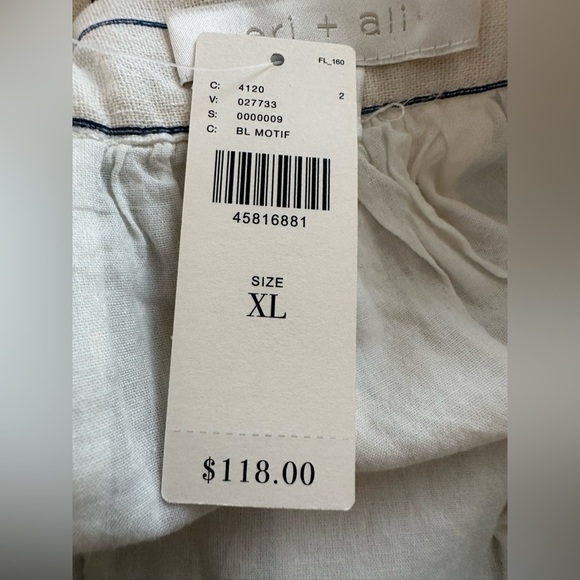 Anthropologie Eri + Ali About Town Striped Skirt Size XL NWT - Picture 4 of 11